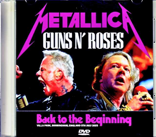 Metallica Guns N' Roses / England, UK 2025 Complete Multi-Cam Edition Jewel Version