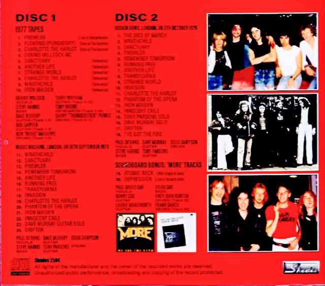 Iron Maiden/London, UK 1979 Live and Rehearsals