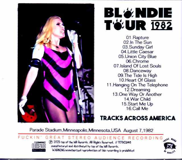 Blondie / MN,USA 08.07.1982 Complete