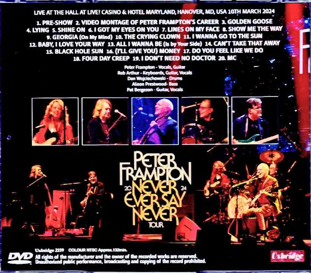Peter Frampton Peter Frampton/MD,USA 2024 Complete