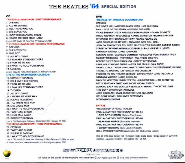 Beatles/64' AI Stereo Remix and Newly Remastered