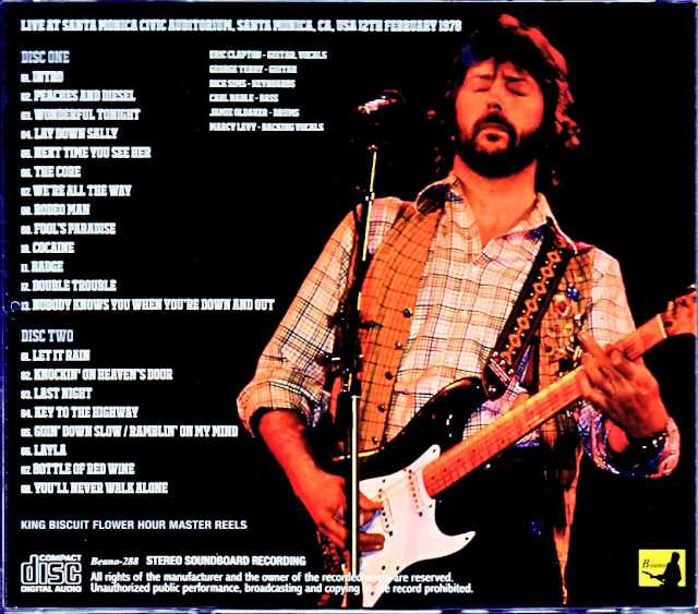 Eric Clapton/CA,USA 1978 Complete Upgrade