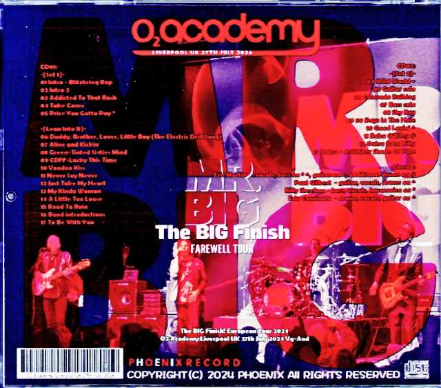 Mr. Big / England, UK 2024 Complete