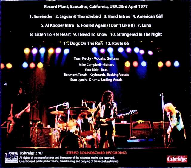 Tom Petty and the Heartbreakers Tom Petty/CA,USA 04.23.1977 FM Broadcast Edition