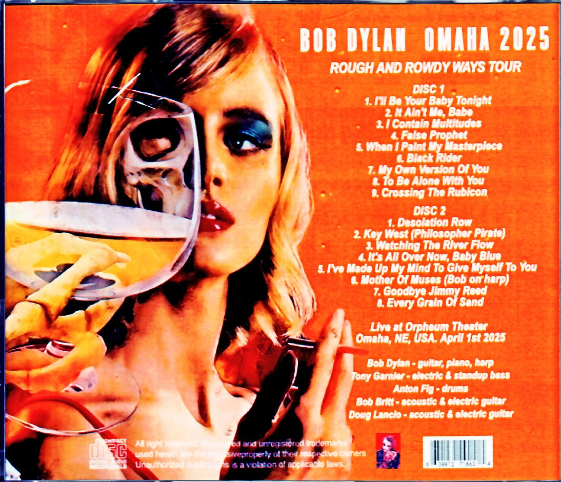 Bob Dylan/NE,USA 04.01.2025 Complete