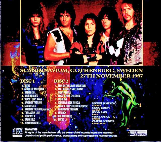 Dio/Sweden 11.27.1987 Complete