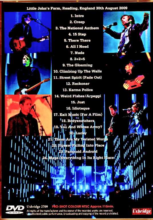 Radiohead/England,UK 08.30.2009 Multi-Cam Edition