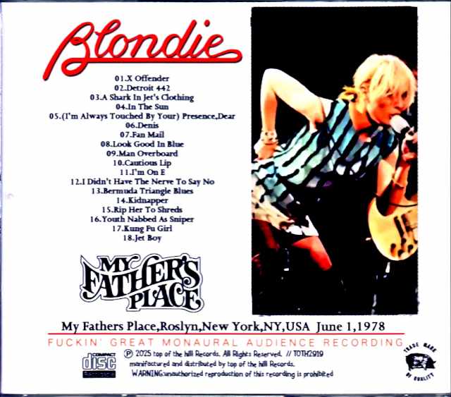 Blondie/NY,USA 06.01.1978