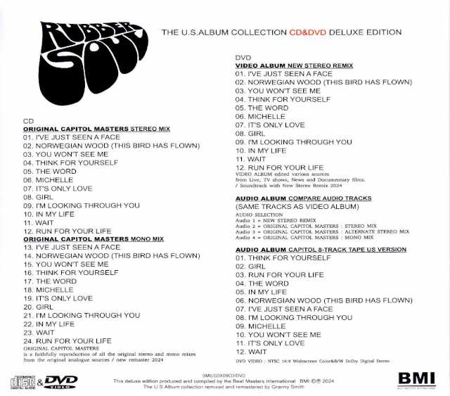 Beatles/Rubber Soul U.S. Capitol Edition Rubber Soul U.S. Album Collection Deluxe Edition