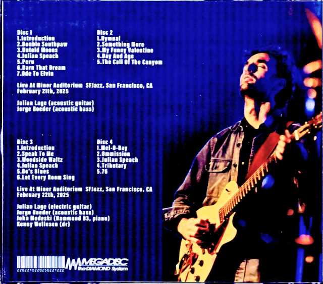 Julian Lage/CA,USA 2025 2Days