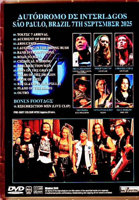 Bruce Dickinson/Brazil 09.07.2025 Complete Multi-Cam Edition & more