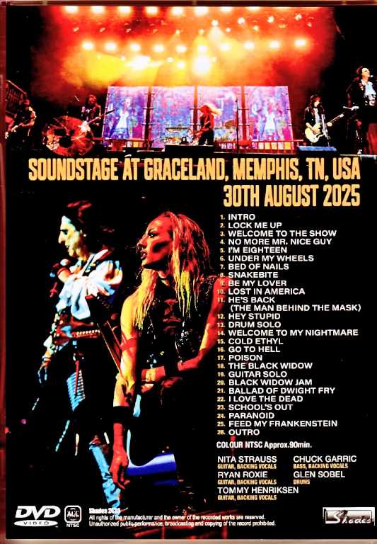 Alice Cooper Alice Cooper/TN,USA 08.30.2025 Complete
