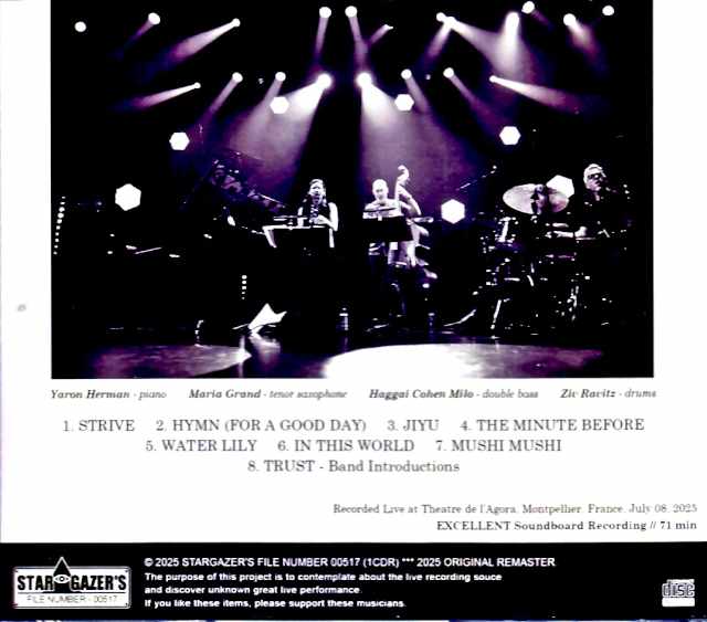 Yaron Herman Quartet Yaron Herman/France 07.08.2025 Soundboard Edition