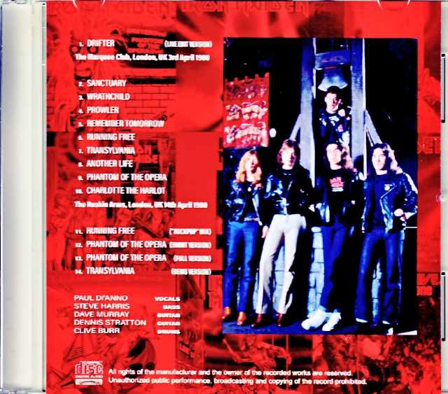 Iron Maiden Iron Maiden/Extra Rare Tracks Paul Di'Anno Years