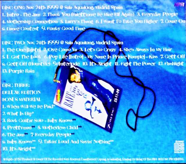 Prince/Spain 11.24.1999 & Soundcheck
