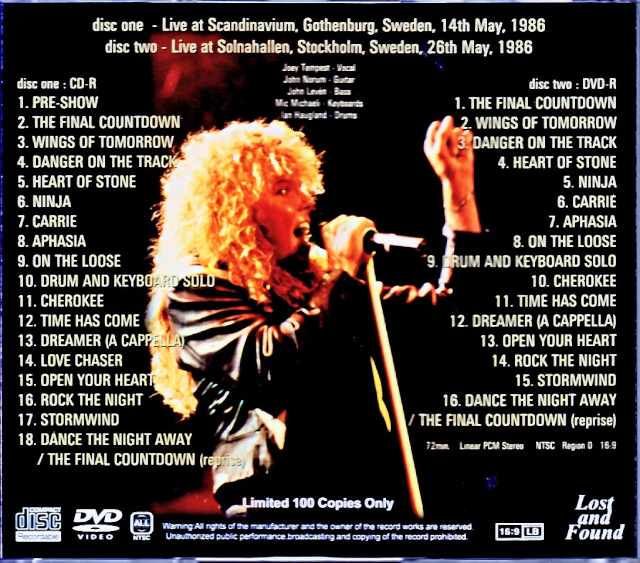 Europe/Sweden 1986 Complete & more