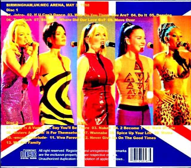 Spice Girls/England,UK 1998