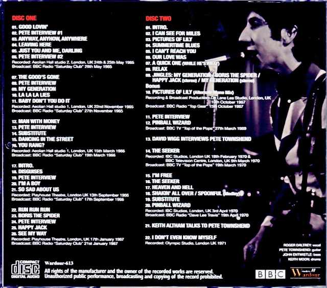 Who,The Who/Collection of BBC Recording Sessions 1965-1971 Upgrade