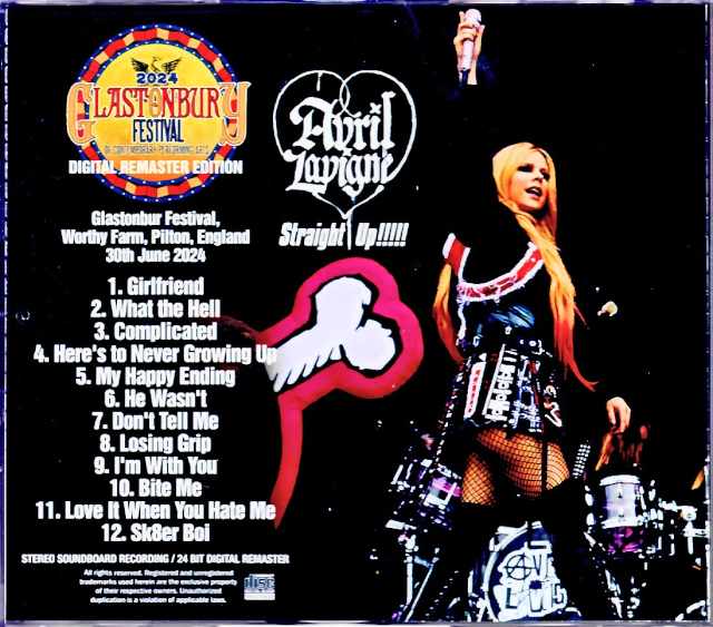 Avril Lavigne/England,UK 2024 Complete S & V