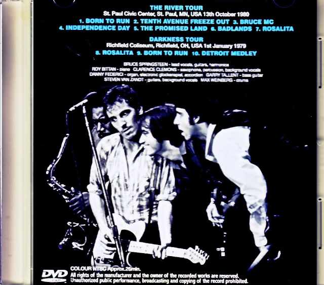 Bruce Springsteen / MN, USA 1980 & more Super 8mm Film Edition Jewel Version