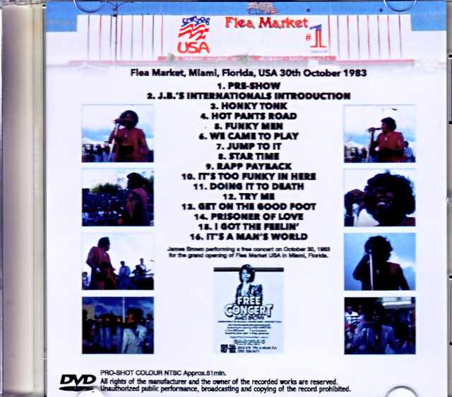 James Brown/FL, USA 1983 Pro-Shot Edition Jewel Version