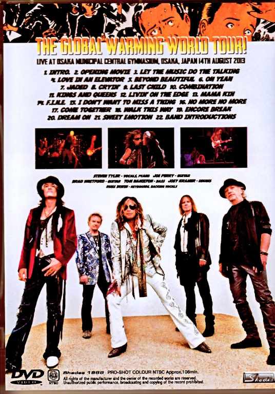 Aerosmith/Osaka,Japan 8.14.2013