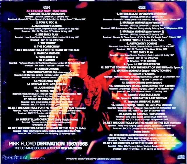 Pink Floyd Pink Floyd / Early BBC Latest Sound Collection 1st Ultimate BBC Collection 1967-1968