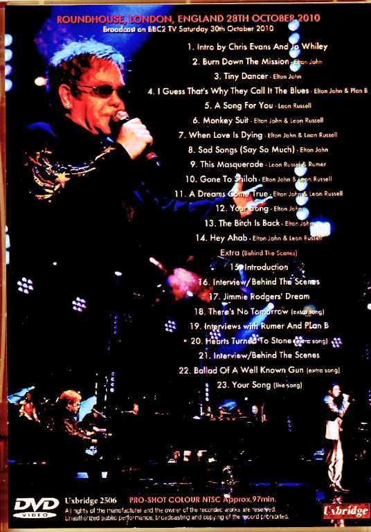 Elton John Leon Russell Elton John Leon Russell/London,UK 2010 Complete & more Multi-Cam Edition