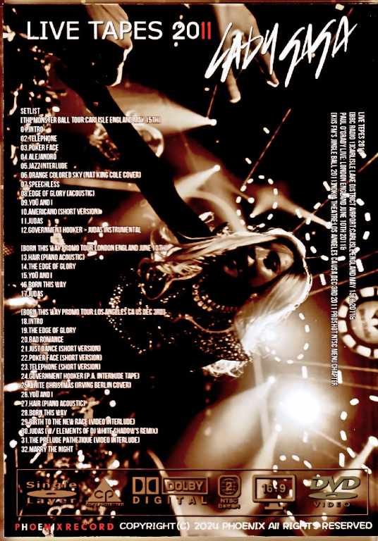 Lady Gaga/Live Collection 2011