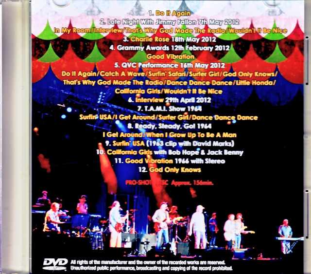 Beach Boys/Pro-Shot TV Compilation 2012 Jewel Version