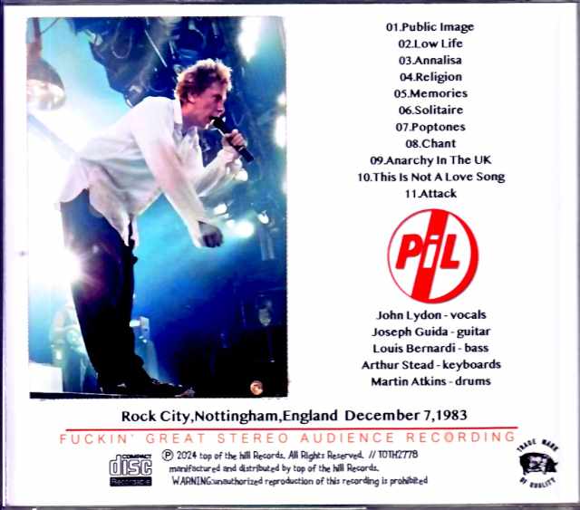 P.I.L. Public Image Limited Public Image Limited/Netherlands 1983 Complete