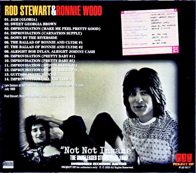 Rod Stewart Ronnie Wood/Unreleased Studio Tape 1969