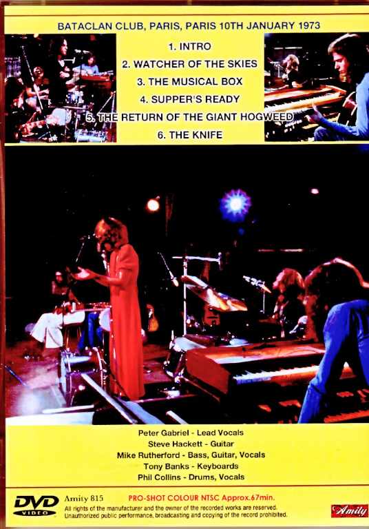 Genesis Genesis/France 01.10.1973 Complete Multi-Cam Edition
