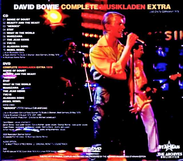David Bowie/Musikladen Germany 1978 Complete Extra