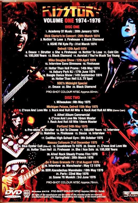 Kiss/Rare History 1974-1976