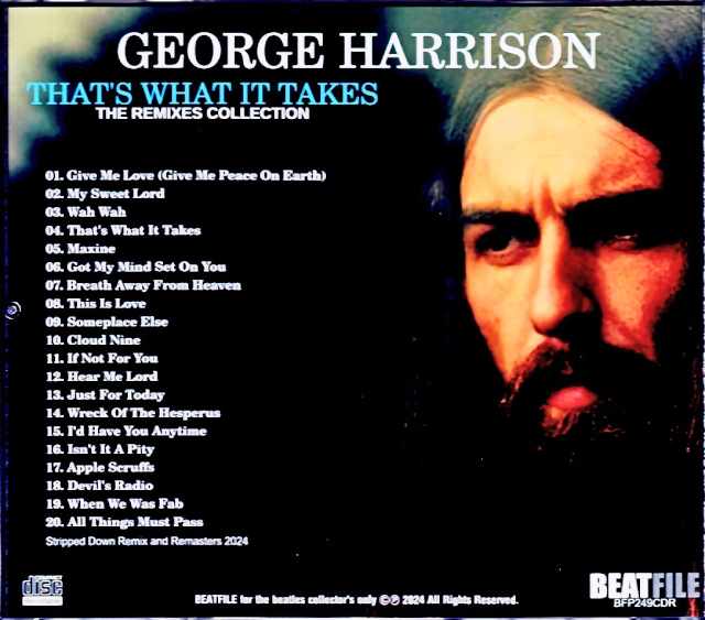 George Garrison George Harrison/Remixes Collection