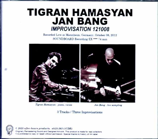 Tigran Hamasyan Jan Bang Tigran Hamasyan Jan Bang/Germany 2012