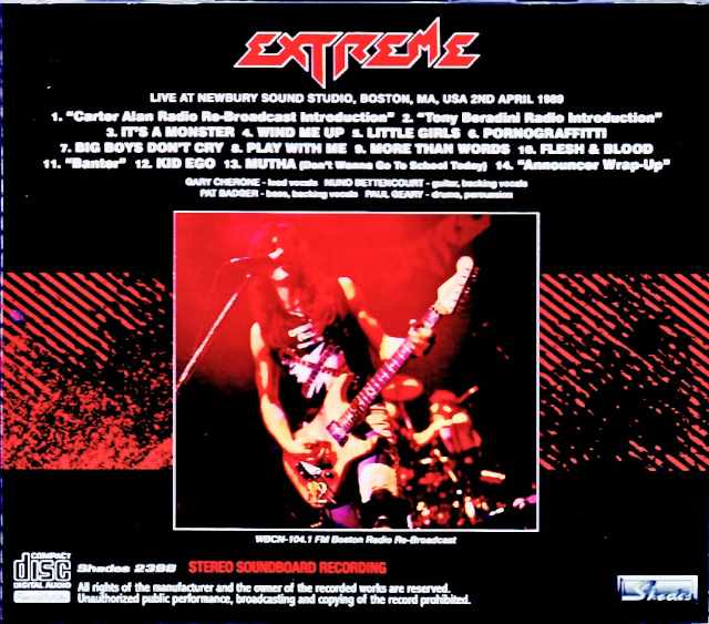 Extreme/MA,USA 04.02.1989 FM Broadcast Edition