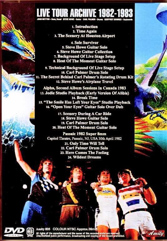 Asia/Live Tour Archives 1982-1983
