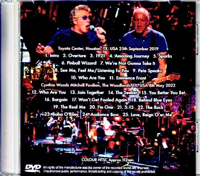 Who,The Who/TX,USA 2022 & more Jewel Version