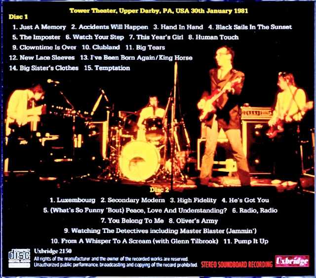 Elvis Costello/PA,USA 1981 Soundboard Edition