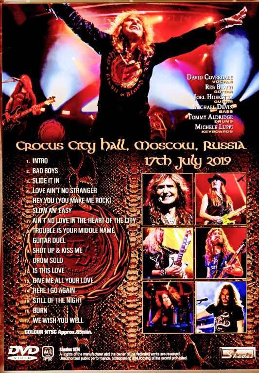 Whitesnake/Russia 2019 Complete