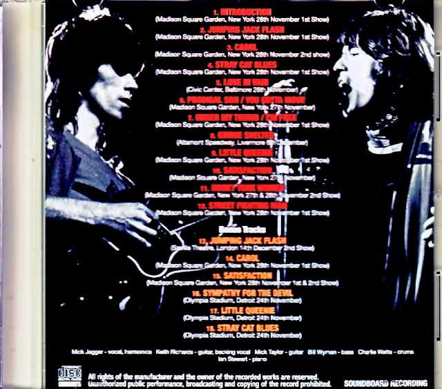 Rolling Stones/Soundboard Live Compilation 1969 Upgrade
