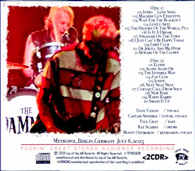 Damned/Germany 07.06.2025 Complete