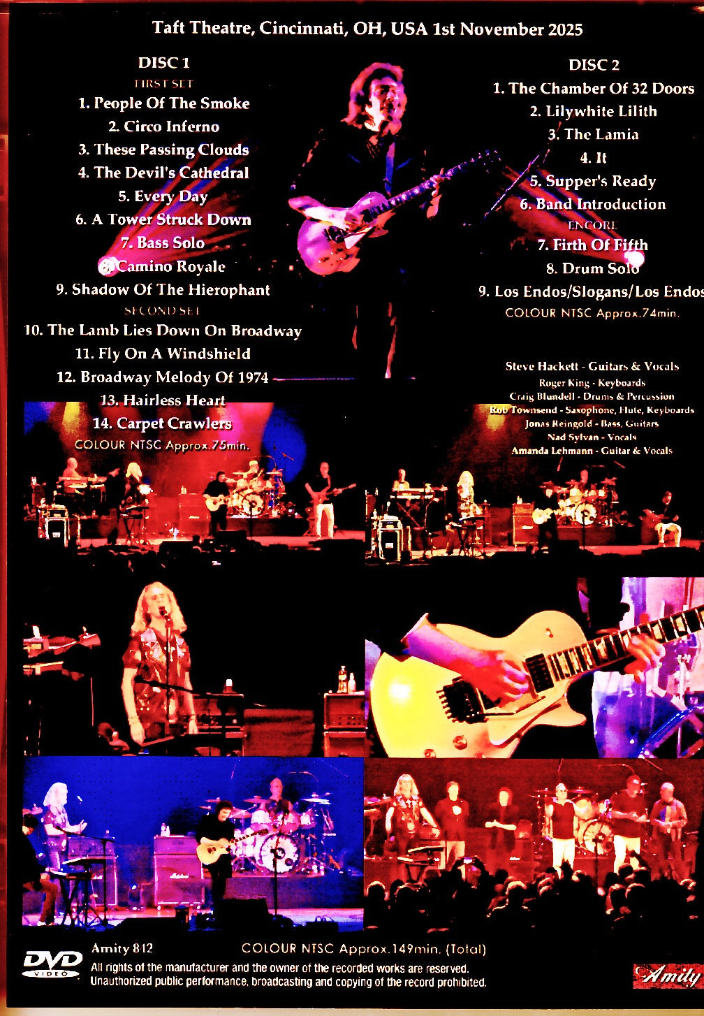 Steve Hackett Steve Hackett/OH,USA 11.01.2025 Complete
