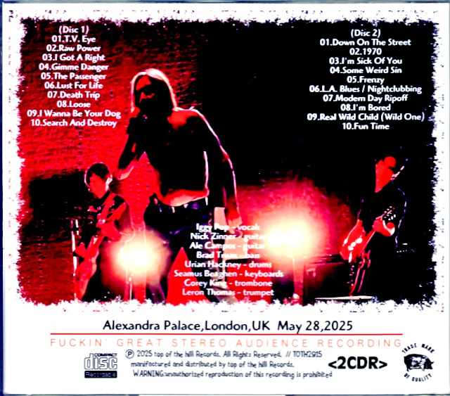 Iggy Pop/London,UK 05.28.2025 Complete