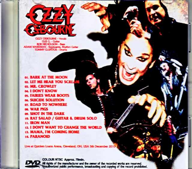 Ozzy Osbourne/OH,USA 2010 Jewel Version