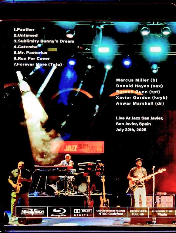 Marcus Miller Marcus Miller/Spain 2025 Multi-Cam Edition Blu-Ray Version