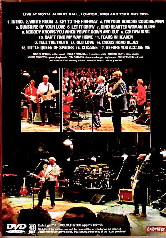 Eric Clapton/London,UK 05.23.2025 Complete Multi-Cam Edition