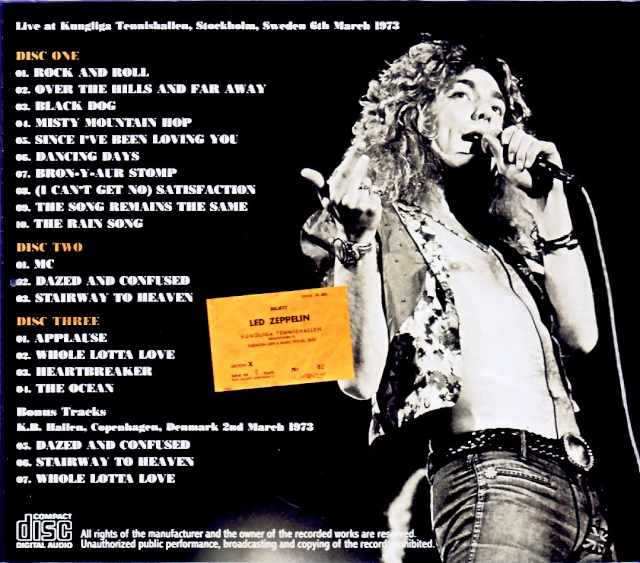 Led Zeppelin/Sweden 03.06.1973 Upgrade & more
